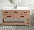 Betty 55" Bathroom Vanity Weathered Brown Betty 55" Bathroom Vanity Weathered Brown