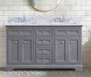 South Bay 55" Bathroom Vanity Gray South Bay 55" Bathroom Vanity Gray
