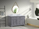 South Bay 55" Bathroom Vanity Gray South Bay 55" Bathroom Vanity Gray