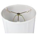 10x12x12 White Linen Fabric Drum Lampshade 10x12x12 White Linen Fabric Drum Lampshade