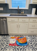 A Slice of Cantelope Machine Washable Memory Foam Mat 6036RUG A Slice of Cantelope Machine Washable Memory Foam Mat 6036RUG