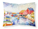 Boats at Harbour with a view Standard Pillowcases – Artistic Decorative Front, Crisp White Back Boats at Harbour with a view Standard Pillowcases – Artistic Decorative Front, Crisp White Back