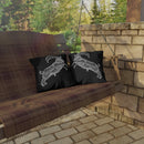 "Live Deliciously" Outdoor Throw Pillows "Live Deliciously" Outdoor Throw Pillows
