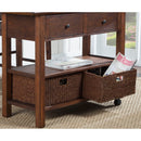 Caldwell Kitchen Cart, Antique Cappuccino Caldwell Kitchen Cart, Antique Cappuccino