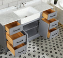 Laguna 60" Bathroom Vanity Gray Laguna 60" Bathroom Vanity Gray
