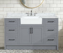 Laguna 60" Bathroom Vanity Gray Laguna 60" Bathroom Vanity Gray