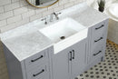 Laguna 60" Bathroom Vanity Gray Laguna 60" Bathroom Vanity Gray