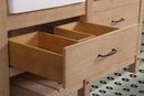 Marina 60" Bathroom Vanity Driftwood Finish Marina 60" Bathroom Vanity Driftwood Finish
