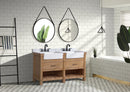 Marina 60" Bathroom Vanity Driftwood Finish Marina 60" Bathroom Vanity Driftwood Finish