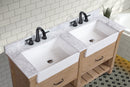 Marina 60" Bathroom Vanity Driftwood Finish Marina 60" Bathroom Vanity Driftwood Finish