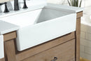Marina 60" Bathroom Vanity Weathered Fir Finish - White Engineered Stone Countertop Marina 60" Bathroom Vanity Weathered Fir Finish - White Engineered Stone Countertop