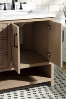 Venice 60" Bathroom Vanity Oak Gray Finish Venice 60" Bathroom Vanity Oak Gray Finish