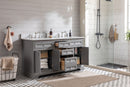 South Bay 60" Bathroom Vanity Gray South Bay 60" Bathroom Vanity Gray