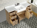 Kelly 60" Bathroom Vanity Weathered Fir Kelly 60" Bathroom Vanity Weathered Fir