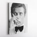 Roger Moore Canvas Art – James Bond Smoking Wall Decor Roger Moore Canvas Art – James Bond Smoking Wall Decor