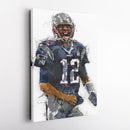 Tom Brady Canvas Art – New England Patriots Wall Decor Tom Brady Canvas Art – New England Patriots Wall Decor