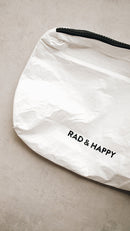 "Be Somebody" White Tyvek Zipper Pouch "Be Somebody" White Tyvek Zipper Pouch