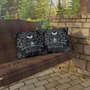 "Celestial Bee" Outdoor Throw Pillows "Celestial Bee" Outdoor Throw Pillows