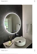 Zeek 30" BackLit LED Round Bathroom Wall Mirror MARD30 Zeek 30" BackLit LED Round Bathroom Wall Mirror MARD30