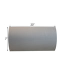 Moderne Vanity Light Cover Conversion Kit, 20"W White Textured Fabric Shade - DIY Upgrades Hollywood Lights (No Wiring) Moderne Vanity Light Cover Conversion Kit, 20"W White Textured Fabric Shade - DIY Upgrades Hollywood Lights (No Wiring)