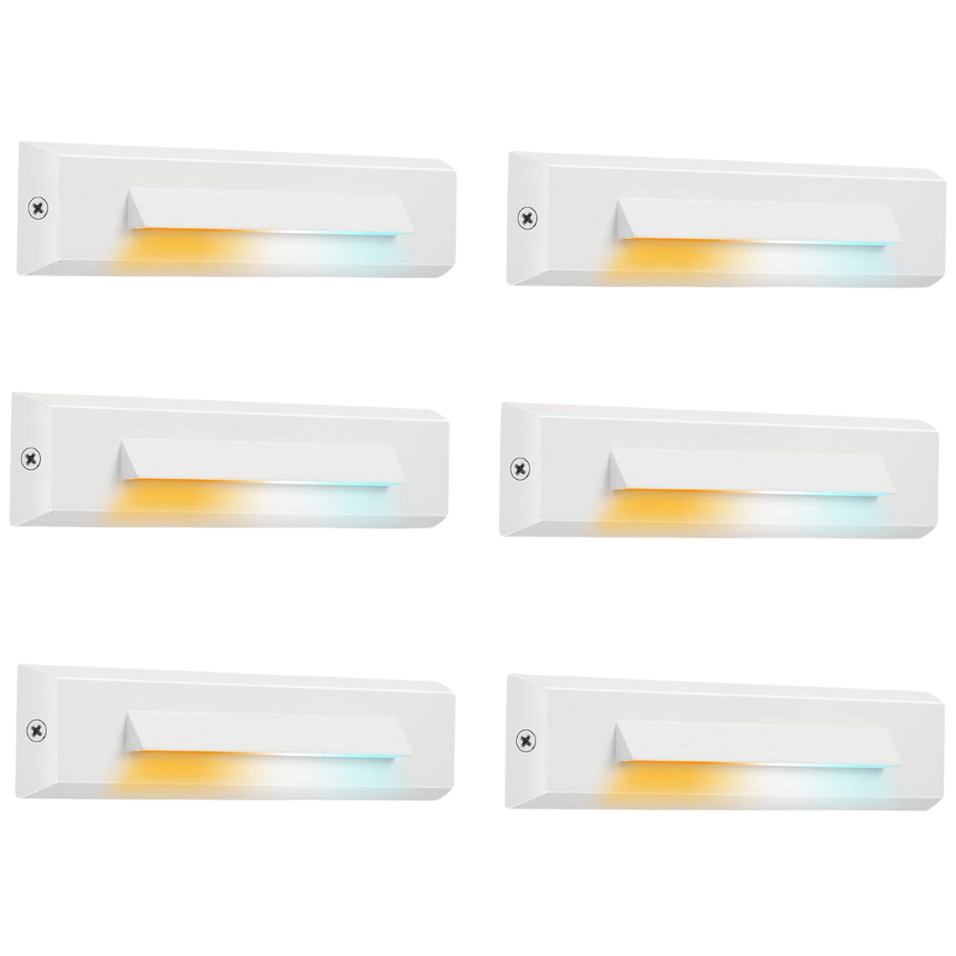 Éclairage Encastré Led 3Cct De 2,5 Pouces En Aluminium Noir Avec