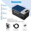 LiONCooler Mini Solar Powered Car Fridge Freezer, 19 Quarts LiONCooler Mini Solar Powered Car Fridge Freezer, 19 Quarts