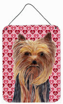 Yorkie Hearts Love Valentine's Day Wall or Door Hanging Print Yorkie Hearts Love Valentine's Day Wall or Door Hanging Print