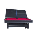 6FT Premium Wooden Multifunctional Pool Table With Table Tennis Top (SAK62741) 6FT Premium Wooden Multifunctional Pool Table With Table Tennis Top (SAK62741)