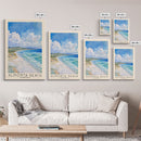 Almonta Beach, Australia Watercolor Beach Print, Vacation Gift, Australia Wall Art, Framed Canvas Print, Framed Beach Painting Almonta Beach, Australia Watercolor Beach Print, Vacation Gift, Australia Wall Art, Framed Canvas Print, Framed Beach Painting