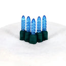 70 M5 Blue LED Christmas Lights, 4" Spacing 70 M5 Blue LED Christmas Lights, 4" Spacing