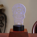 "Day of the Dead Skull" 3D Decorative Sign LED Light "Day of the Dead Skull" 3D Decorative Sign LED Light