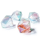 Set of 4 Diamond Whiskey & Wine Glasses 10oz - Wine, Whiskey, Water, Diamond Shaped, Diamonds Collection Sparkle Patented Wine Savant - Stands Alone, Or on Stand (Iridescent) Set of 4 Diamond Whiskey & Wine Glasses 10oz - Wine, Whiskey, Water, Diamond Shaped, Diamonds Collection Sparkle Patented Wine Savant - Stands Alone, Or on Stand (Iridescent)