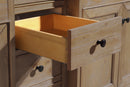 Kelly 72" Bathroom Vanity Weathered Fir - White Engineered Countertop Kelly 72" Bathroom Vanity Weathered Fir - White Engineered Countertop