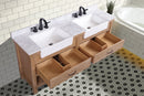 Marina 72" Bathroom Vanity Driftwood Finish Marina 72" Bathroom Vanity Driftwood Finish