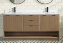 San Diego 72" Freestanding Bathroom Vanity Oak San Diego 72" Freestanding Bathroom Vanity Oak