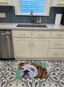 Admiral the English Bulldog Machine Washable Memory Foam Mat 7349RUG Admiral the English Bulldog Machine Washable Memory Foam Mat 7349RUG