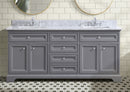 South Bay 72" Bathroom Vanity Gray South Bay 72" Bathroom Vanity Gray