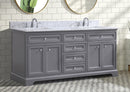 South Bay 72" Bathroom Vanity Gray South Bay 72" Bathroom Vanity Gray