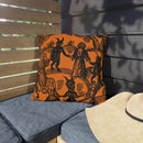 "Dance with the Devil" Outdoor Throw Pillows "Dance with the Devil" Outdoor Throw Pillows