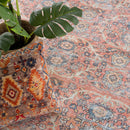 Urpi Rose & Blue Washable Area Rug - Clearance Urpi Rose & Blue Washable Area Rug - Clearance