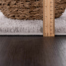 Judy Solid Gray Washable Shag Rug Judy Solid Gray Washable Shag Rug