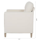 Walker Edison | Pine Upholstered Accent Chair Walker Edison | Pine Upholstered Accent Chair