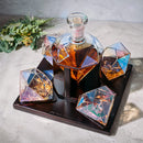 The Wine Savant Diamond Whiskey and Wine Decanter, Great Gift! 750ml With 4 Diamond Glasses and Beautiful Mahogany Wooden Holder Liquor, Scotch, Rum, Bourbon, Vodka, Tequila Decanter The Wine Savant Diamond Whiskey and Wine Decanter, Great Gift! 750ml With 4 Diamond Glasses and Beautiful Mahogany Wooden Holder Liquor, Scotch, Rum, Bourbon, Vodka, Tequila Decanter