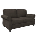 ZINUS Josh Loveseat Sofa, Easy, Tool-Free Assembly, brown ZINUS Josh Loveseat Sofa, Easy, Tool-Free Assembly, brown