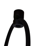 18"W 1 Light Swag Plug-In Pendant  Granite Gray Shade Black Cord 18"W 1 Light Swag Plug-In Pendant  Granite Gray Shade Black Cord