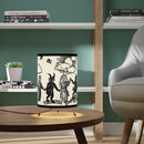"Dance With The Devil" Tripod Table Lamp "Dance With The Devil" Tripod Table Lamp