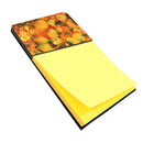 Abstract in Orange and Greens Sticky Note Holder 8976SN- Refiilable Desk Accessory Note Pad Abstract in Orange and Greens Sticky Note Holder 8976SN- Refiilable Desk Accessory Note Pad