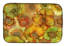 Abstract Flowers in Yellows and Oranges Dish Drying Mat β Absorbent, Artistic Kitchen Essentials 8986DDM Abstract Flowers in Yellows and Oranges Dish Drying Mat β Absorbent, Artistic Kitchen Essentials 8986DDM