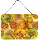 Abstract Flowers in Yellows and Oranges Wall or Door Hanging Prints 8986DS812 Abstract Flowers in Yellows and Oranges Wall or Door Hanging Prints 8986DS812