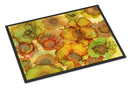 Abstract Flowers in Yellows and Oranges Doormat - 18x27 Decorative Floor Mat β Indoor/Outdoor Rug with Artistic Flair 8986MAT Abstract Flowers in Yellows and Oranges Doormat - 18x27 Decorative Floor Mat β Indoor/Outdoor Rug with Artistic Flair 8986MAT